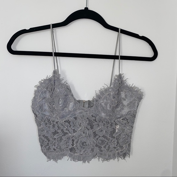 Charlotte Russe Tops - lace crop top